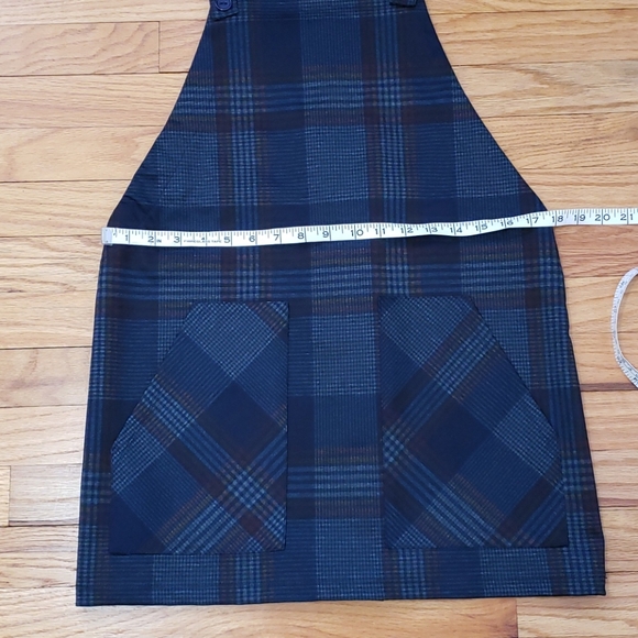 Sky & Sparrow - Overall Pinafore Plaid Dress M - Picture 8 of 9